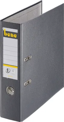 Produktbild von Bene Ordner 291400 SF DIN A4 80mm PP schiefer