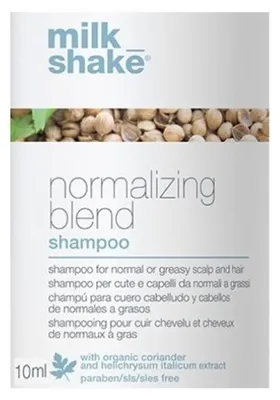 Obrázek produktu pro Milk Shake, Normalizing Blend, SLS/SLES-Free, Hair Shampoo, For Cleansing, 10 ml