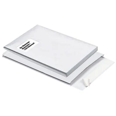 Zdjęcie produktu dla 100 MAILmedia Faltenversandtaschen   C4 mit Fenster