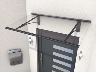 Zdjęcie produktu dla Okap konsoli typu PT/GR - 1600 mm - wygląd stali nierdzewnej - szkło akrylowe przezroczyste/przezroczyste