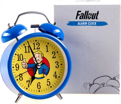 Zdjęcie produktu dla Budzik Fallout z postacią Vault Boya