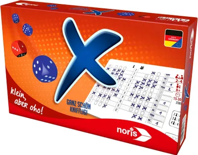 Produktbild von Noris 606101707 - X   ganz schön knifflig, Gesellschaftsspiel, Würfelspiel