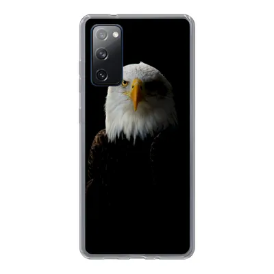 Produktbild von MuchoWow® Handyhülle Schutzhülle Hülle für Samsung Galaxy S20 FE Adler - Vogel - Schwarz Silikon Softcase Handy Hülle - Abdeckung
