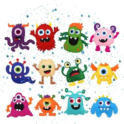 Immagine prodotto di Creatures - Kit per cucire fai-da-te - 12 pezzi