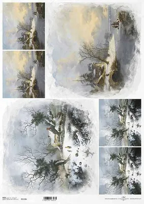 Produktbild von Reispapier für Decoupage A3 ITD-1110L