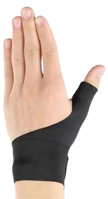 Produktbild von Handgelenk-Daumen-Schiene, links/rechts, Sehnenentzündung, Verstauchung, Arthritis, Schmerzlinderung, Daumenschiene, Stabilisator, Unterstützung für Schnappdaumen, Fingerschiene für Männer und Frauen