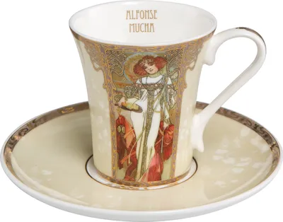 Produktbild von Goebel Alphonse Mucha  - Herbst / Winter - Espressotasse