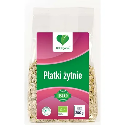 Produktbild von BeOrganic -Roggenflocken 300g