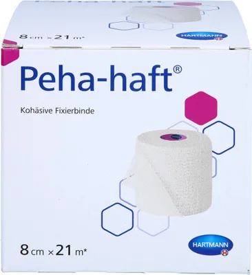 Produktbild von Peha-haft Fixierbinde latexfrei 8cm x 21m, 1 St BIN