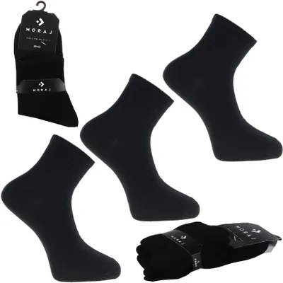 Produktbild von Socken 3/4 - Schwarz - 3 Paar - Baumwolle 65% - Größe 43-45