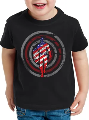 Produktbild von style3 Captain USA Kinder T-Shirt
