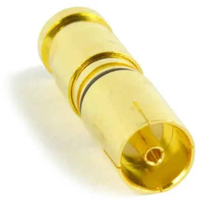 Produktbild von PremiumX Antennenstecker Kompressionsstecker Xcon TV-GF1 (Buchse) Vergoldet TV-Kompressionsstecker 7 bis 7,5mm für SAT Kabel Koaxialkabel 120db 130db 135db