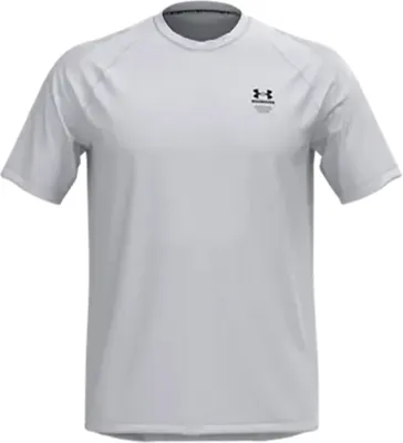 Produktbild von Under Armour Ua Armourprint Ss 014 Halo Gray L