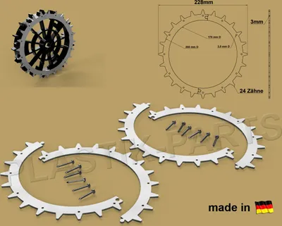Produktbild von Spikes Offroad Profil WORX Landroid L Modelle Mähroboter Worx Plus L 147E 155E