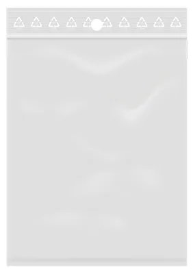 1000 transparente Reißverschlussbeutel 7 x 10 cm