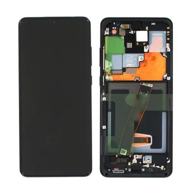 Produktbild von LCD GH82-22327A Touchscreen-Ersatzteil für Samsung Galaxy S20 Ultra SM-G988 Schwarz Original-Service-Pack