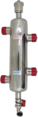 Productafbeelding van Verdeelunit Onderdelen - Open Divider - Vloerverwarming Installeren - Messing Materiaal - 1 inch - Messing