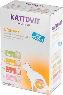 Produktbild von Kattovit Feline Diet Urinary Multipack 12x85g