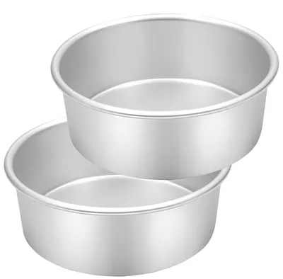 Obrázok produktu pre Okrúhla forma na pečenie, priemer 23 cm - 2 kusy, eloxované hliníkové, vhodná do rúry a fritézy