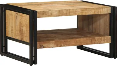 Zdjęcie produktu dla Stolik Kawowy 70X50X38 Cm Lite Drewno Surowe Mango Lumarko!