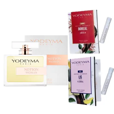 Zdjęcie produktu dla Yodeyma Notion Woman Woda Perfumowana Dla Kobiet 100ml + 2 Próbki