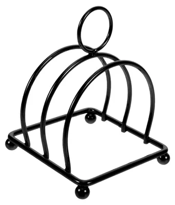 Produktbild von Toastbrotständer aus Edelstahl zur Aufbewahrung von Toastscheiben, Sandwiches und Brot, robustes Metallgestell für die Küchenarbeitsplatte, platzsparendes Design für kleine Küchen