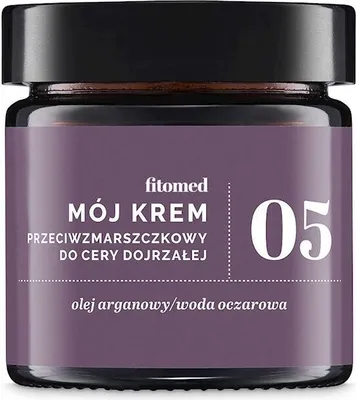 Zdjęcie produktu dla Fitomed Mój Krem No.5 Arganowy przeciwzmarszczkowy krem do cery suchej i dojrzałej, 55 g