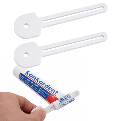 Produktbild von 2x Zahnpastatuben Ausdrücker Tubenquetscher Tubenpresse Squeezer Tubenausdrücker