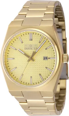 Produktbild von Invicta Speedway 48398 Herren Uhr - Quartz Bewegung - Edelstahl mit Golden Zifferblatt - 40 mm