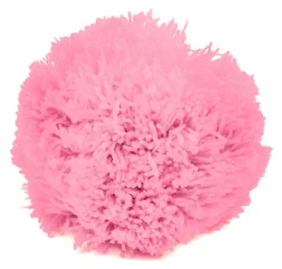 2 Bommeln / Wollbommeln / Pompon, 7cm rosa