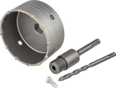 Produktbild von Bohrkrone 125 mm Beton Dosenbohrer SDS PLUS Ziegel Marmor Lochsäge