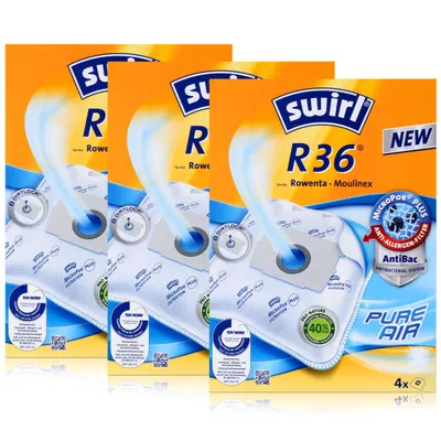 Produktbild von 3 x Swirl R 36 MP Plus AirSpace Staubsaugerbeutel Staubbeutel Microvlies