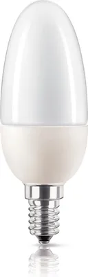 Produktbild von Philips Energiesparlampe Leuchtmittel Kerze 5W = 22W E14 matt 193lm warmweiß 2700K