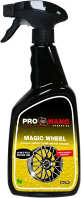 Produktbild von 750 ml ProNano Magic Wheel Yellow | kein Felgenreiniger nötig | kontaktlose Reinigung | entfernt Schmutz und Bremsstaub |