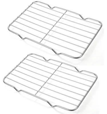 Kühlroster 2er Set Edelstahl 13,5x21,5 cm