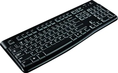 Produktbild von Logitech Keyboard K120 for Business, Volle Größe (100%), Kabelgebunden, USB, QWERTZ, Schwarz