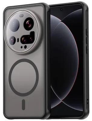 Produktbild von Magnet-Case für Xiaomi 15 Ultra Hülle Magsafe Schutzhülle Stoßfest TPU-Rahmen starker Magnetring, Schwarz