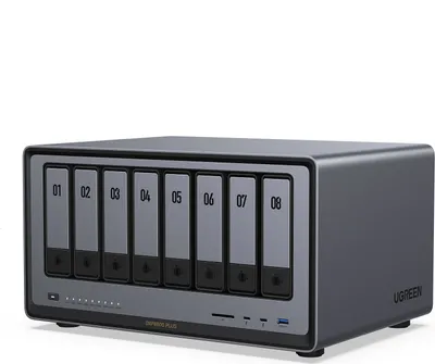 Obrázok produktu pre Ugreen NASync DXP8800Plus, NAS, Desktop, Intel® Core™ i5, i5-1235U, 8 GB, DDR5
