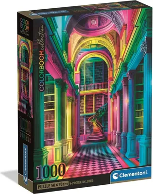 Image de CLE puzzle 1000 CompactColorBoom Athenaeum 37062