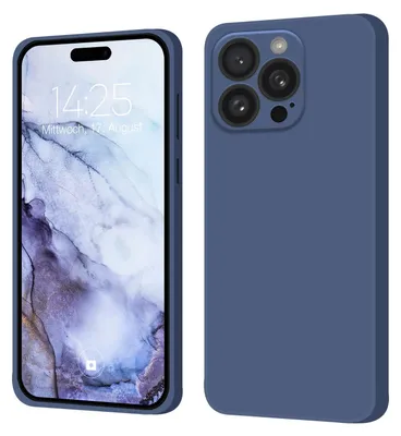 Produktbild von Hülle für Apple iPhone 16 Pro Case Cover Bumper Smartphone Softgrip Schutzhülle Farbe: Lavendelblau