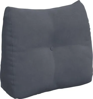Obrázok produktu pre vidaXL Opierka na chrbát, tmavošedá, 60 x 24 x 50 cm, zamat