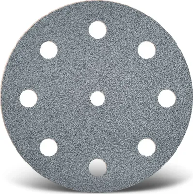 Produktbild von MENZER Platinum Klett-Schleifscheiben, 125 mm, 9-Loch, f. Exzenterschleifer, Halbedelkorund (50 Stk.) K150
