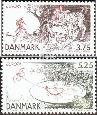Produktbild von Briefmarken Dänemark 1997 Mi 1162-1163 (kompl.Ausg.) postfrisch Sagen und Legenden