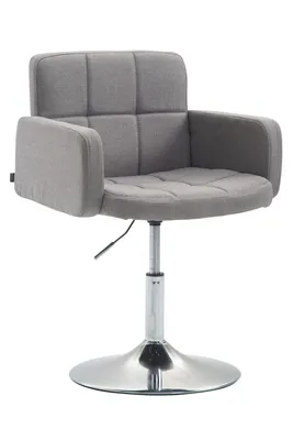 Produktbild von CLP Lounger Los Angeles Stoff Loungesessel mit Trompetenfuß grau