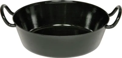 Produktbild von Riess Schnitzelpfanne Bratpfanne Pfanne Schwarz emailliert