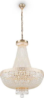 Zdjęcie produktu dla Żyrandol BELLA mosiężno-złoty 8xE14x60W kryształ wym:174,1x50x50cm IP20 Maytoni