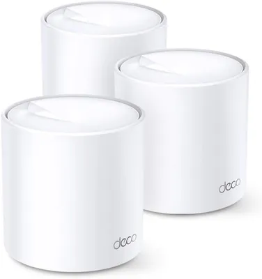 Obrázek produktu pro TP-Link Deco X20 (3-pack), Bílá, Vnitřní, Síťový systém, Výkon, FCC: <30 dBm, CE: <20 dBm (2.4 GHz), <23 dBm (5 GHz), Dvoupásmový (2,4 GHz / 5 GHz)