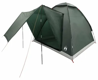 Image de Tente de camping vidaXL vert olive 190 x 140 x 105 cm en polyester et acier