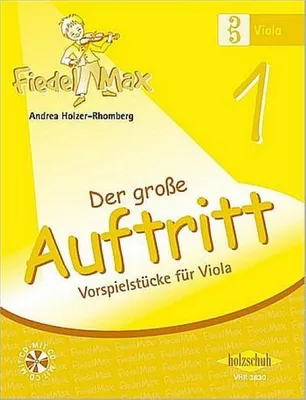 Produktbild von Fiedel-Max für Viola - Der große Auftritt, m. Audio-CD. Bd.1