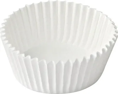 Produktbild von 5000x Gebäckkapseln weiß Ø 40 x 24 mm
